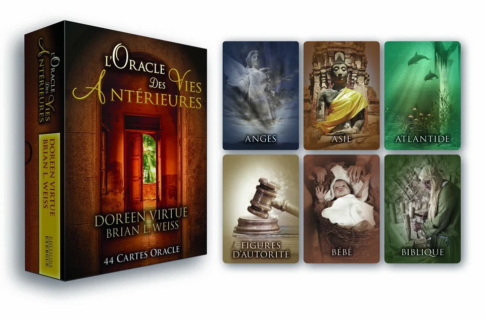 COFFRET L ORACLE DES VIES ANTERIEURES 44 Karten Doreen Virtue NEU - Bild 1 von 1
