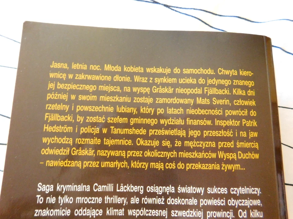 Camilla Lackberg Novel Polish language Book "Latarnik" ksiazka po polsku - Image 4 of 4