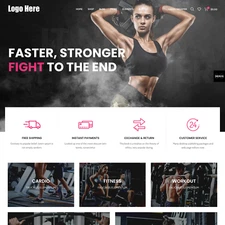 Fitness Website Design with Free VPS Web Hosting and Installation