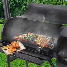 43" BBQ Grill Charcoal Barbecue Pit Outdoor Patio Backyard Meat Cooker Smoker