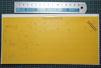Hunter 1/700 USS Detroit AOE-4 deck masking sheet for TRUMPETER 05786 M700206