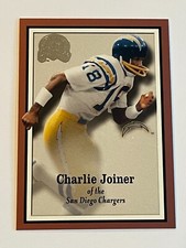 2000 Fleer Greats of Game Football #67 - Charlie Joiner - San Diego Chargers