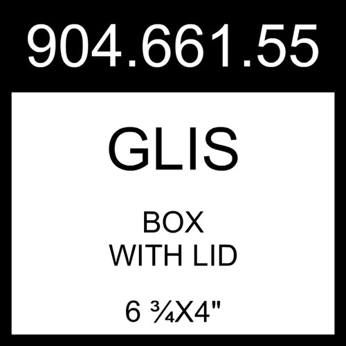 GLIS contenitore con coperchio, verde, 34x21 cm - Italia