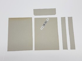 The Hunt For Red October Nintendo NES Rental Cut Box SOLO *DA&Ntilde;ADO