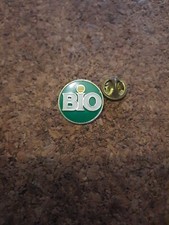 Pin's Rond Bio De Danone yaourt - Pin Pins Badge mai23