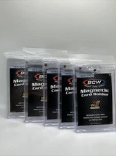 BCW Magnetic Card Holder 130pt Point with UV Protection - Lot of 5 holders