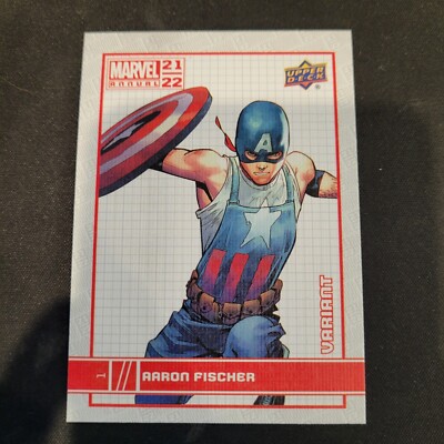 2021-22 Marvel Annual #1 Canvas Variant Aaron Fischer