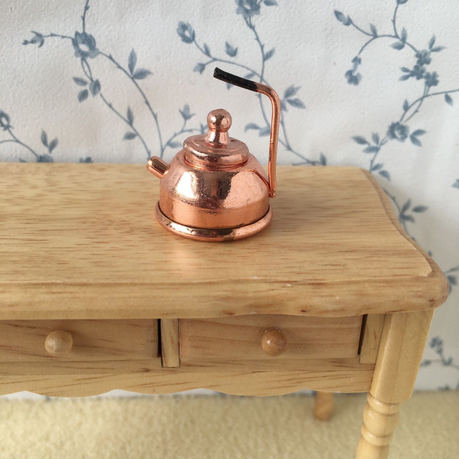 Dolls House KETTLE COPPER Traditional Kitchen/Cooker/Stove Shop 112