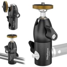 Light Stand Mount Adapter Mini Ball Head for Camera Monitor Ring Light Flat Head