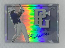 2021 LEAF PERFECT GAME METAL SILVER REFRACTOR MICHAEL GUPTON RC AUTO # 13/25