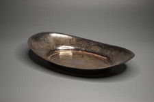 Vintage Silver Plated Oval Tray Dish Barker Ellis Fruit Bowl Key Tray Tableware