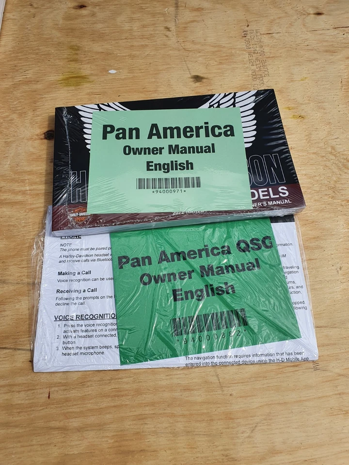 2022 Harley Davidson Pan America Owners Manual  94000971 - Image 2 of 4