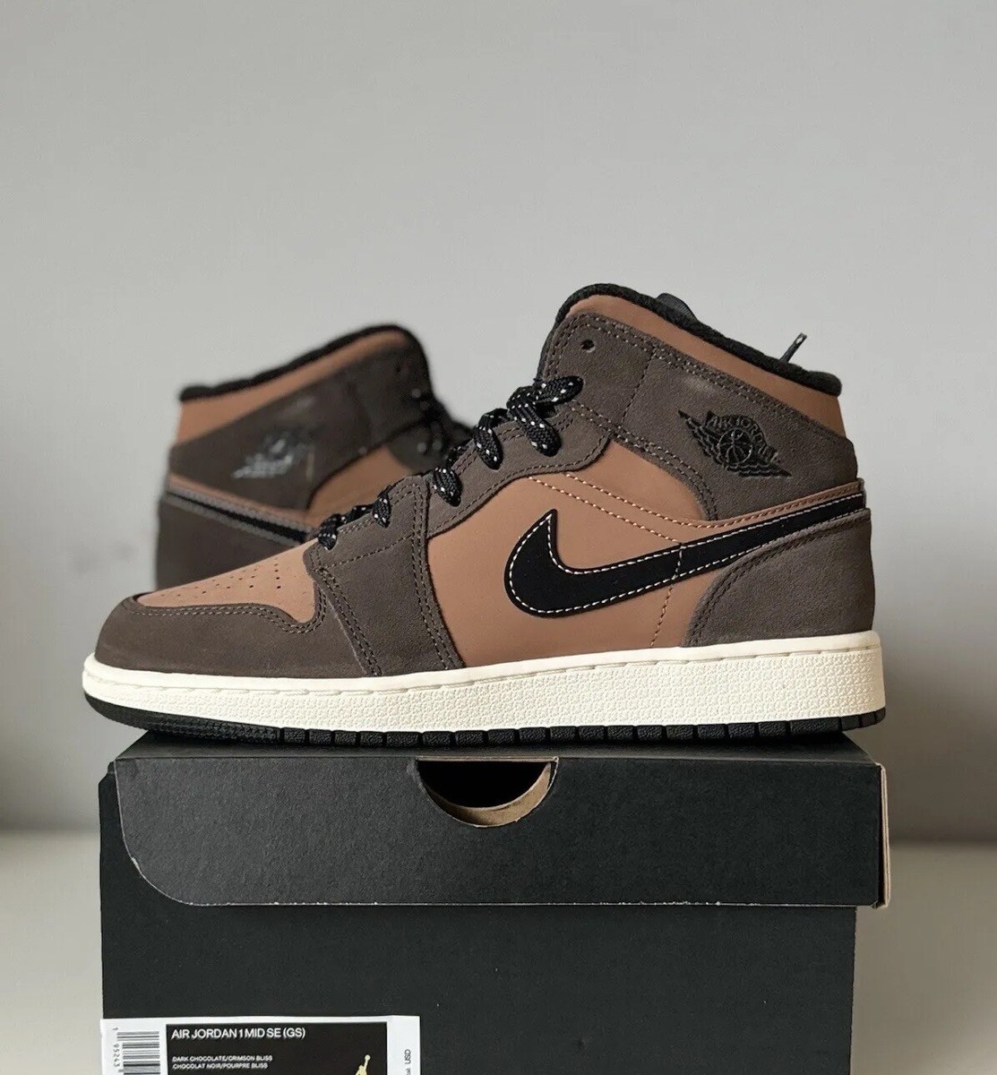 NIKE Air Jordan 1 ダークモカ Nike Air Jordan 1 Mid SE Earth Tone Dark Chocolate Mocha