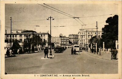 Postcard AK ALGERIA Constantine Avenue Aristide Briand (748771)