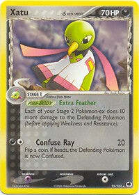 Pokemon EX Dragon Frontiers  25/101 Xatu Card