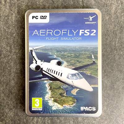 Aerosoft Aerofly FS2 Flight Simulator 6 DVD set for PC