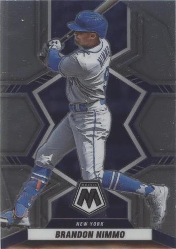 2022 Panini Mosaic - Brandon Nimmo #147 Red Mosaic Prizm | eBay