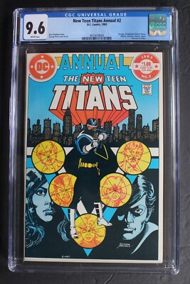 New Teen Titans Annual #2 1st VIGILANTE Peacemaker TV 1983 1st ...