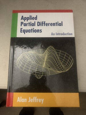 Applied Partial Differential Equations: An Introduction - Hardcover -