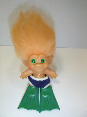 Vintage 1960s DAM Things Troll Doll Scuba Diver with Swim Flippers | eBay