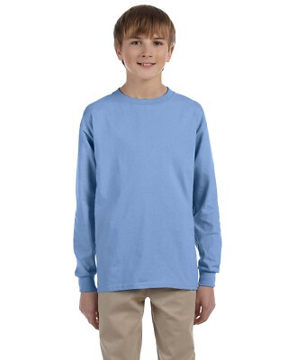 Jerzees Youth 5.6 oz. DRI-POWER ACTIVE Rib Cuffs Long Sleeves T