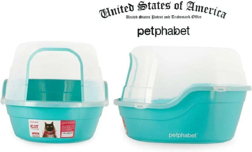 Petphabet litter top box with lid