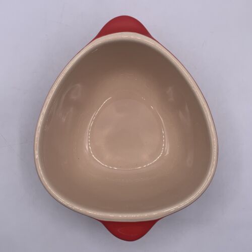 Le Creuset Mini Ceramic Cocotte Set Of Three Green Red Apple Yellow Bell Pepper - Picture 13 of 23