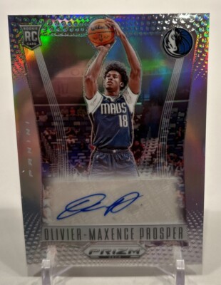 Olivier-Maxence Prosper 2023-24 Panini Prizm Deca Rookie Silver Prizm AUTO #OMP