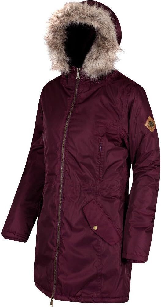 Regatta Lucetta Insulated Rain Jacket Women's M fig