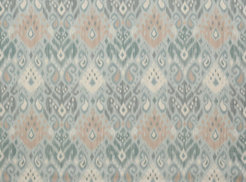 COLEFAX AND FOWLER CURTAIN FABRIC DESIGN Melior 3.6 METRES AQUA LINEN BLEND - Picture 3 of 5