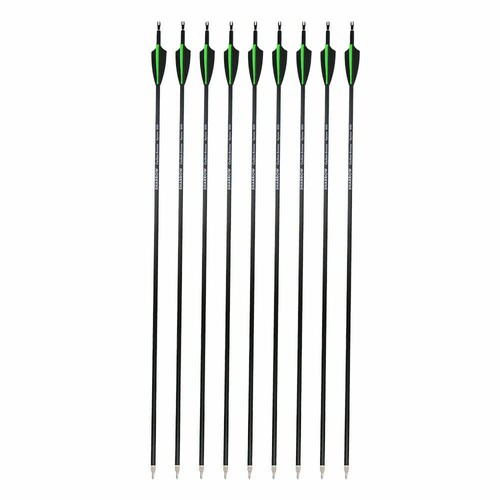 30 Zoll Carbonpfeile Jagd Pfeile Zielpfeile SP500 Recurve Compoundbogen Köcher - Picture 9 of 13