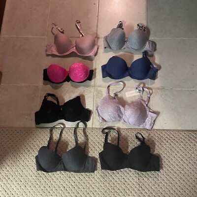 What Does A 32b Look Like Peach Plain Full Coverage Bra, Size: 32B At