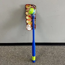 Official Junk Ball Blue & Green Plastic Bat & Ball Combo BRAND NEW W/ SHELF WEAR