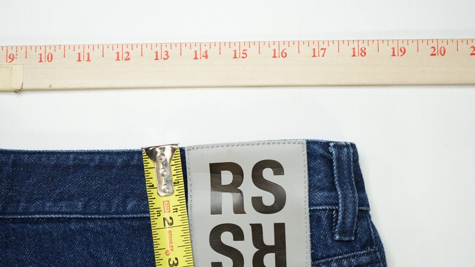 Rare Vintage RAF SIMONS Modello Denim Jeans 2010s… - image 8