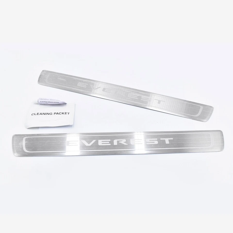 Genuine Ford Everest Ua Stainless Steel Scuff Plates Front Pair With Logo - image 3 of 4