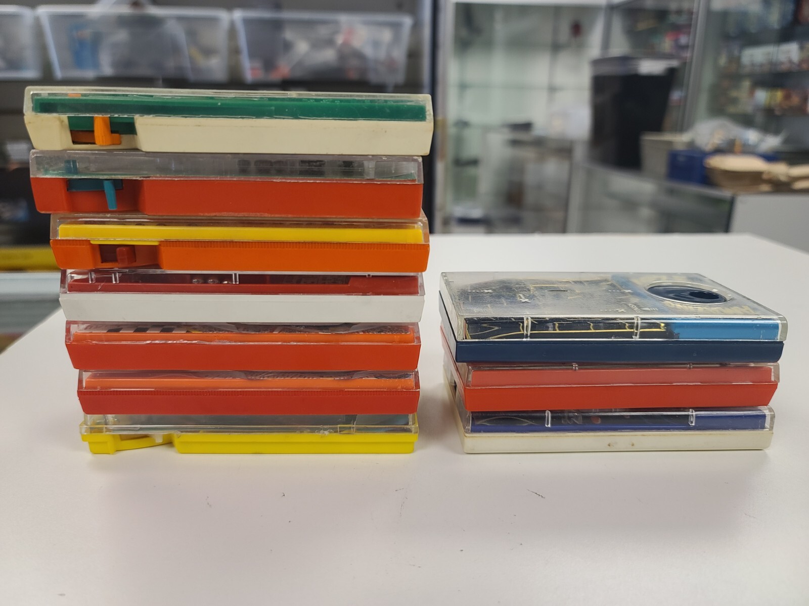 Vintage Handheld Pocket Games LOT (10) Tomy Speedway Target Baseball