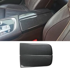 Carbon Fiber Look Center Armrest Panel Trim Covers Fits 16-22 G11 G12 740i 750i