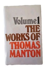 Works of Thomas Manton - Vol. 1 - Banner of Truth Trust | Puritan Theology