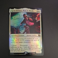 Agent Bishop, Man in Black FOIL #0002 Teenage Mutant Ninja Turtles MTG NM ENG