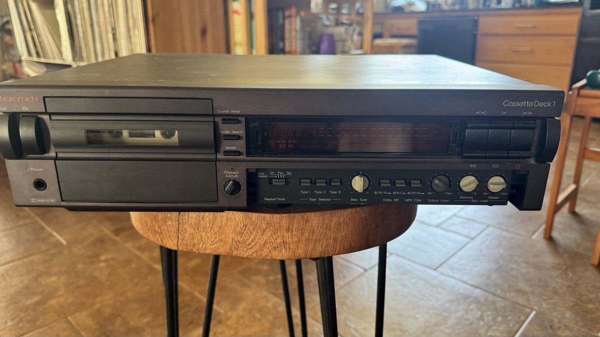 完動品　発送込み　Nakamichi Cassette Deck 1 Nakamichi Cassette Deck 1 Vintage Audiophile Tape Deck Dolby B/C