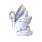 Vintage Matte Blue Swan Planter Mid Century Modern Art Pottery USA