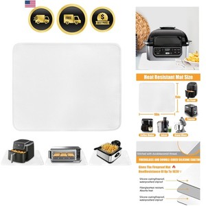 Heat Resistant Mat for Air Fryer, Oven, Countertop, 15x18in Hot Pads for Kitc...