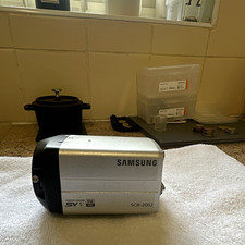 Samsung SCB-2002 Colour CCTV Surveillance Camera Wired BNC Silver/Black 12V/24V