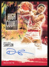 Ralph Sampson 2019-20 Court Kings High Court Signatures Sapphire 1/25 #HC-RSA