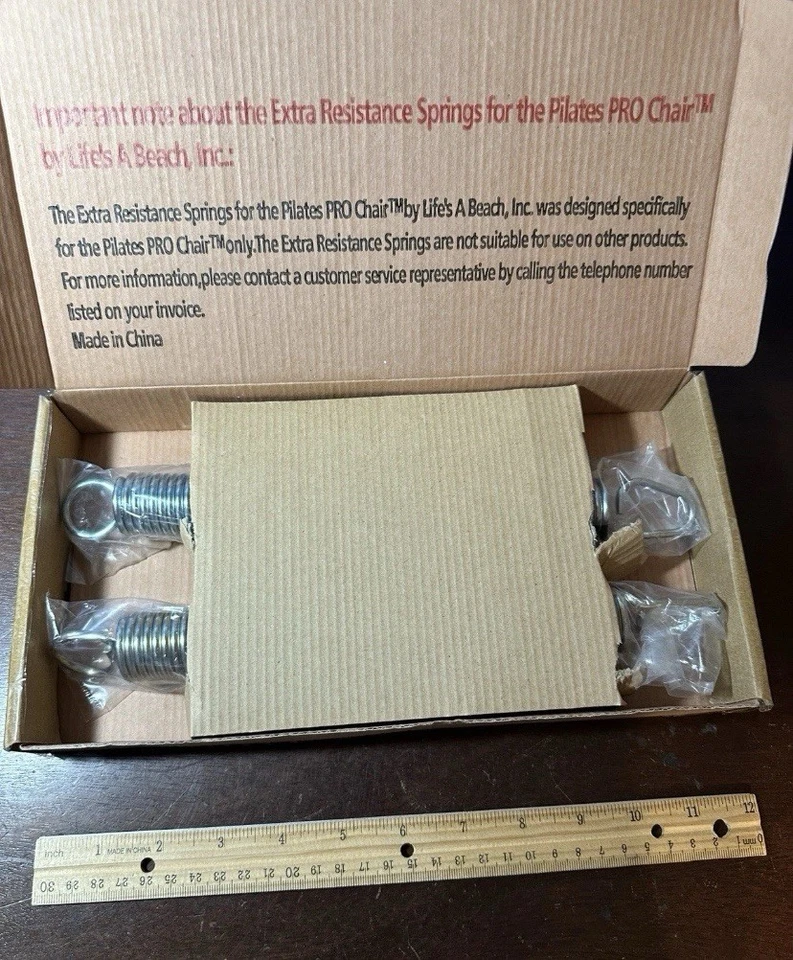 Life's A Beach Original 11" Pilates PRO Chair Springs Malibu, Extra Resistance - Image 4 of 4