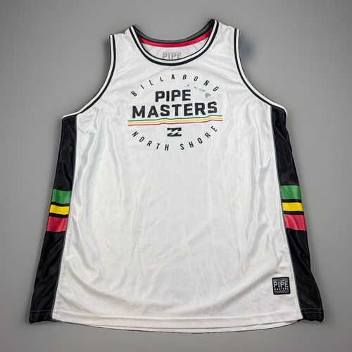 Billabong, Vintage Billabong Hawaii pipeline Pipe masters andy irons tank Top Jersey Sz XL