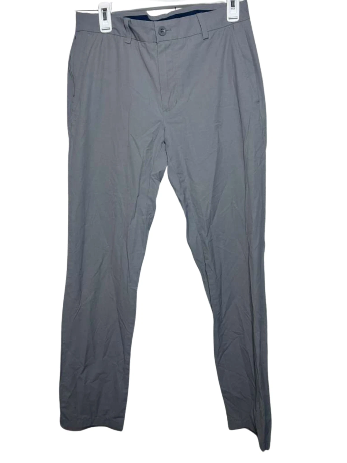 Vineyard Vines Lightweight On The Go Pants Mens Size 30 x 30 Gray Straight Golf