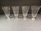 Set of 4 Vintage Libbey- Rock Sharpe MARSHFIELD Footed Iced Tea Glass  5-3/4"  — photo 1