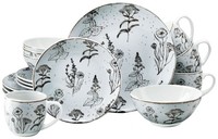 Creatable Vintage Flowers Geschirrset Kombiservice 16 Tlg Geschirr Tafelservice