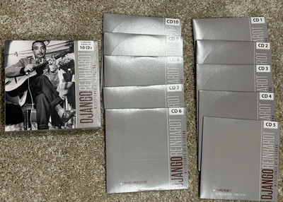 CD, Django Reinhardt, 14 albums on 10 CDs, collection